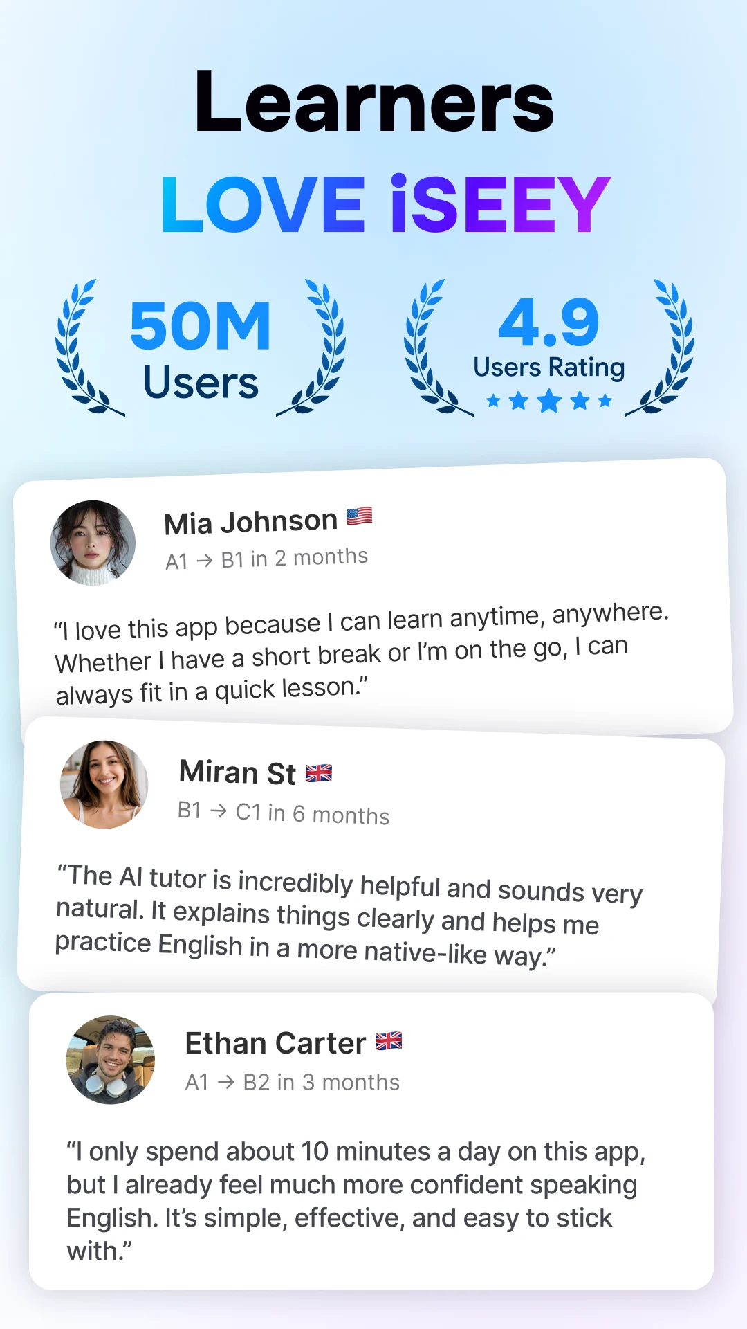 iSeey: Speak & Learn English screenshot